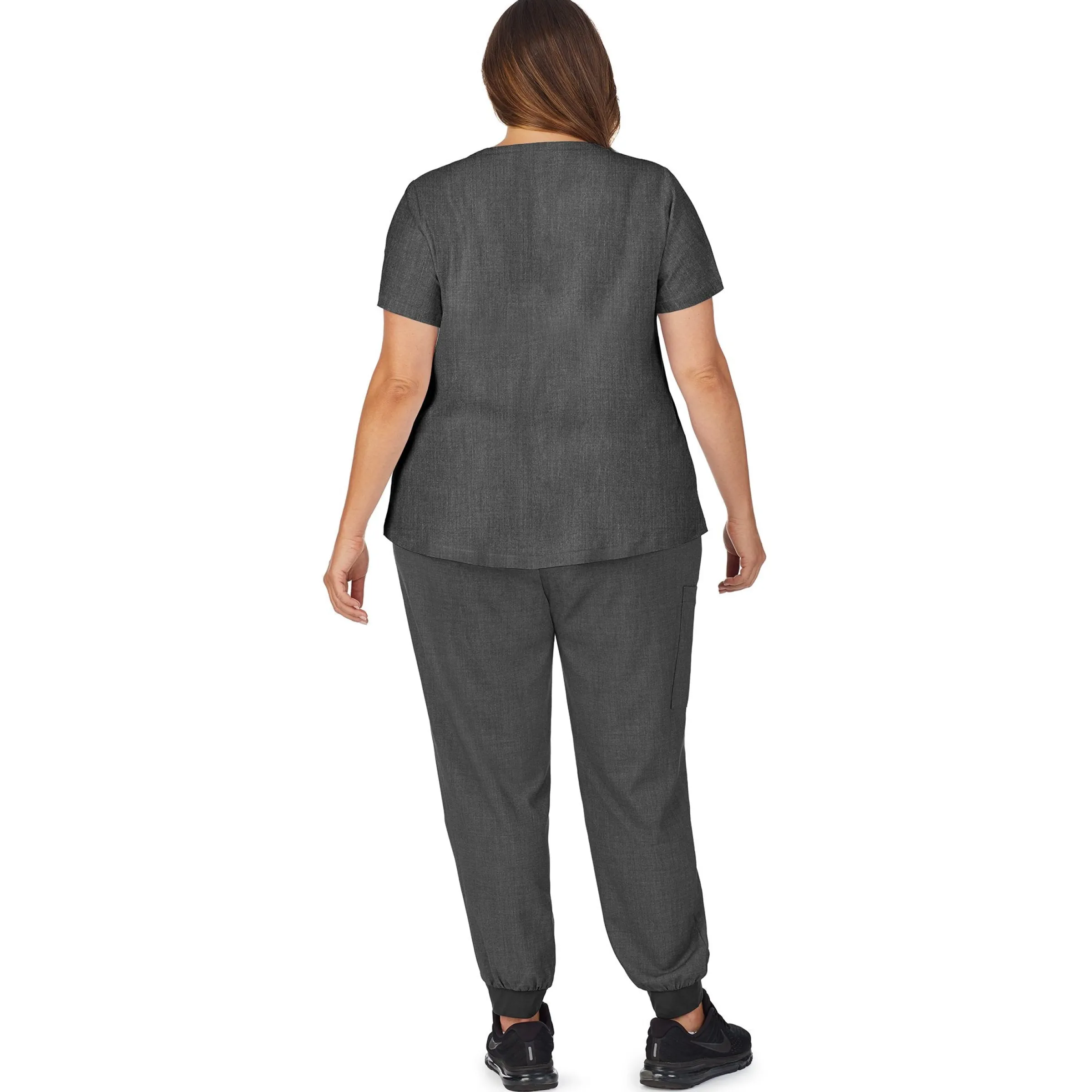 Sale Womens Scrub Henley Neck Top with Side Pockets PLUS Women Womens Scrubs|Scrubs