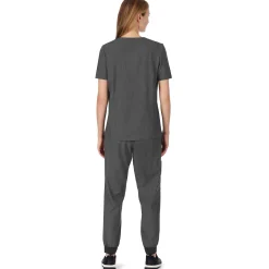 Sale Womens Scrub Henley Neck Top with Side Pockets Women Womens Scrubs|Scrubs