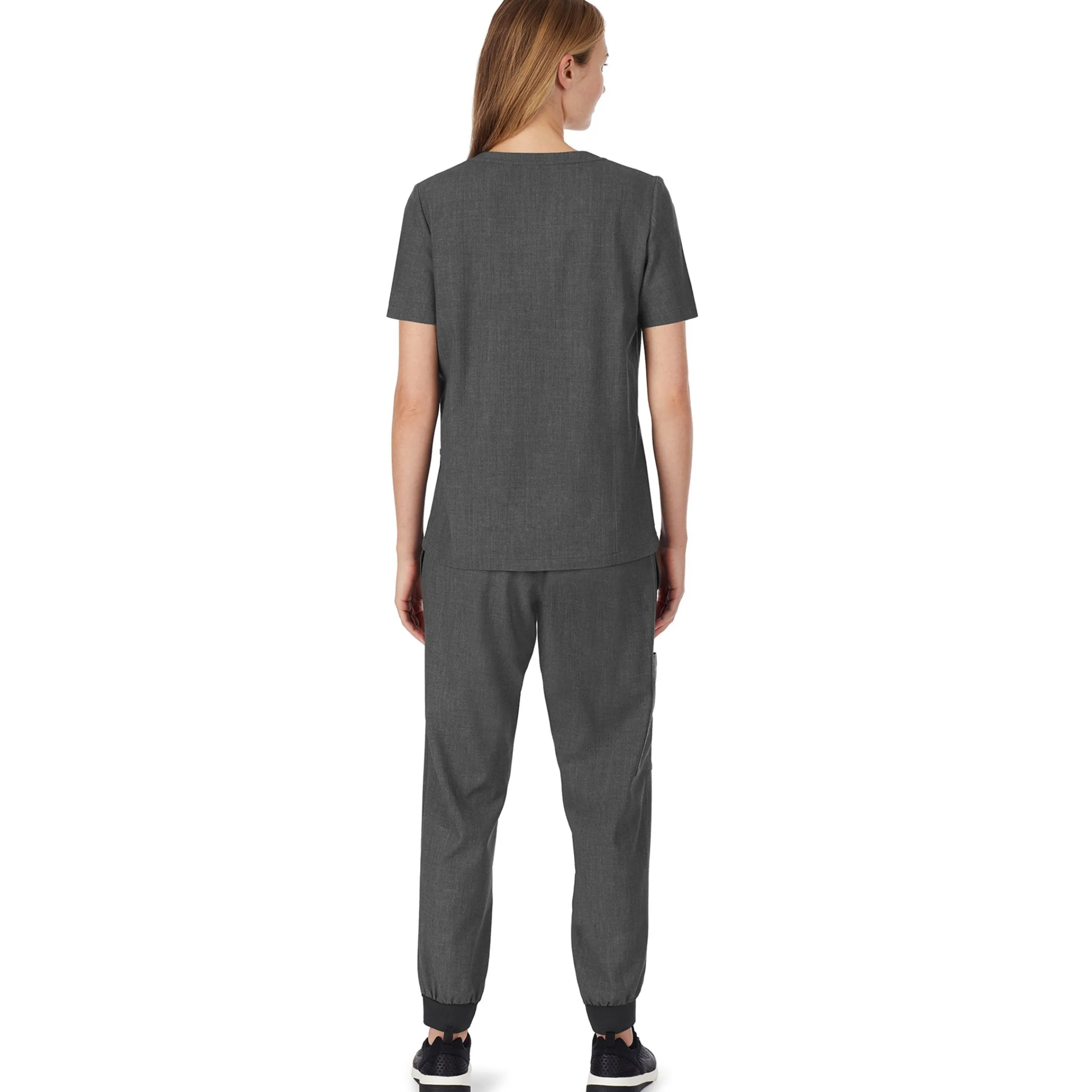 Sale Womens Scrub Henley Neck Top with Side Pockets Women Womens Scrubs|Scrubs