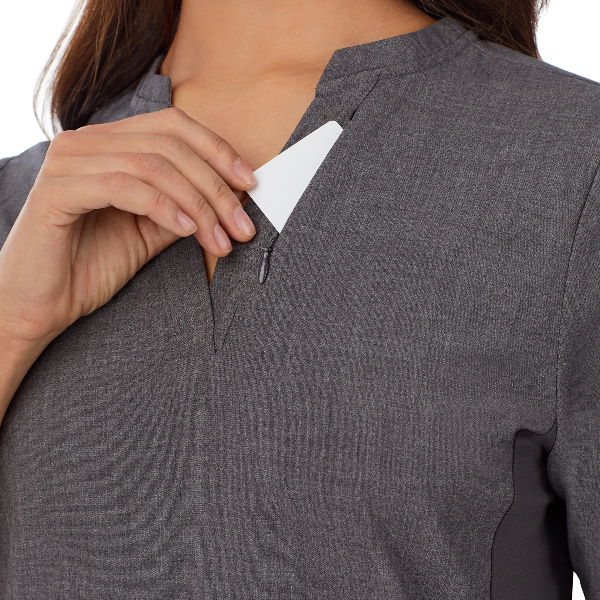 Hot Womens Scrub Split Neck Top Women Womens Scrubs|Scrubs