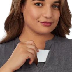 Discount Womens Scrub Split Neck Top PLUS Women Womens Scrubs|Plus Size