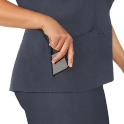 Discount Womens Scrub V-Neck Top with Side Pockets PLUS Women Womens Scrubs|Scrubs