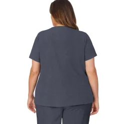 Discount Womens Scrub V-Neck Top with Side Pockets PLUS Women Womens Scrubs|Scrubs