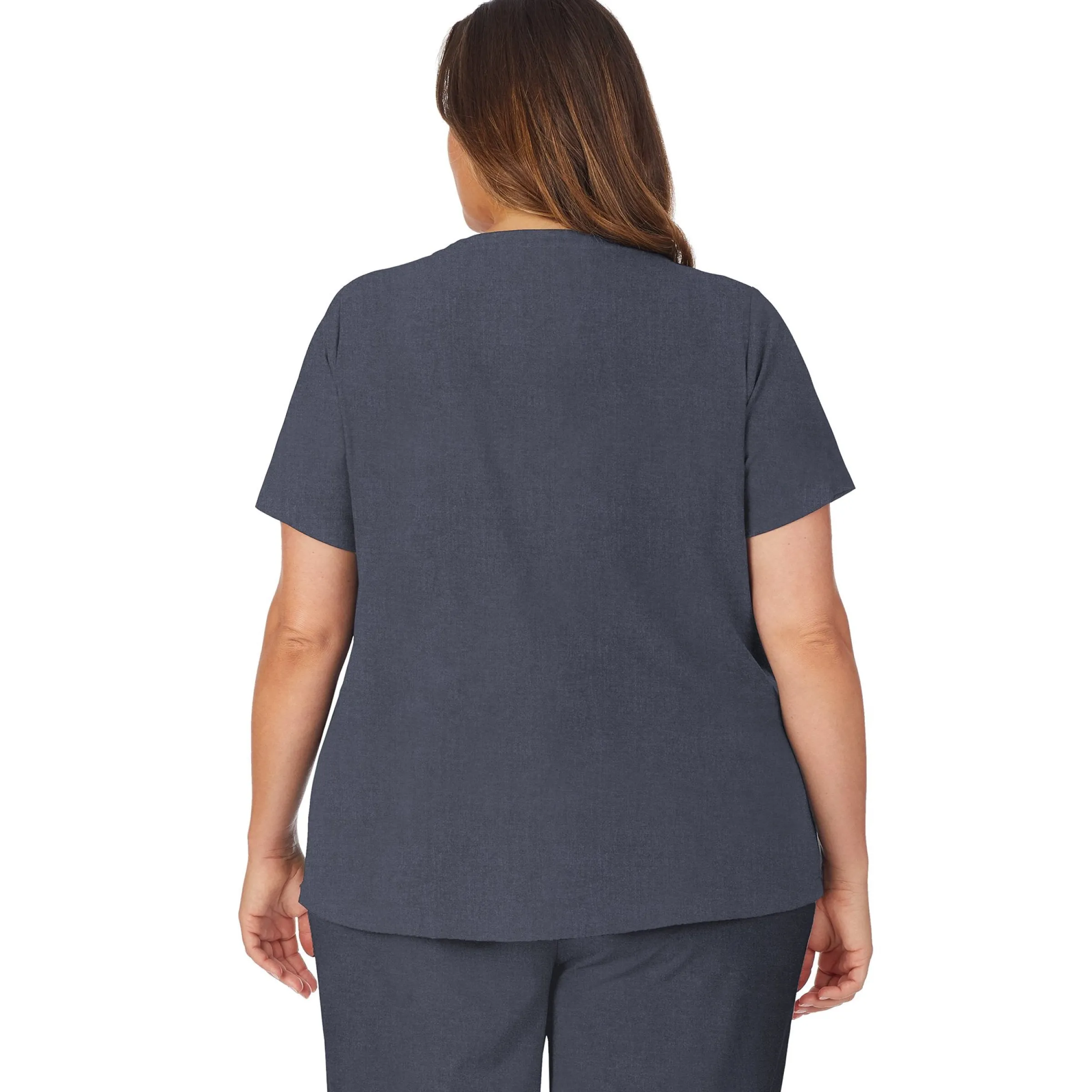 Discount Womens Scrub V-Neck Top with Side Pockets PLUS Women Womens Scrubs|Scrubs