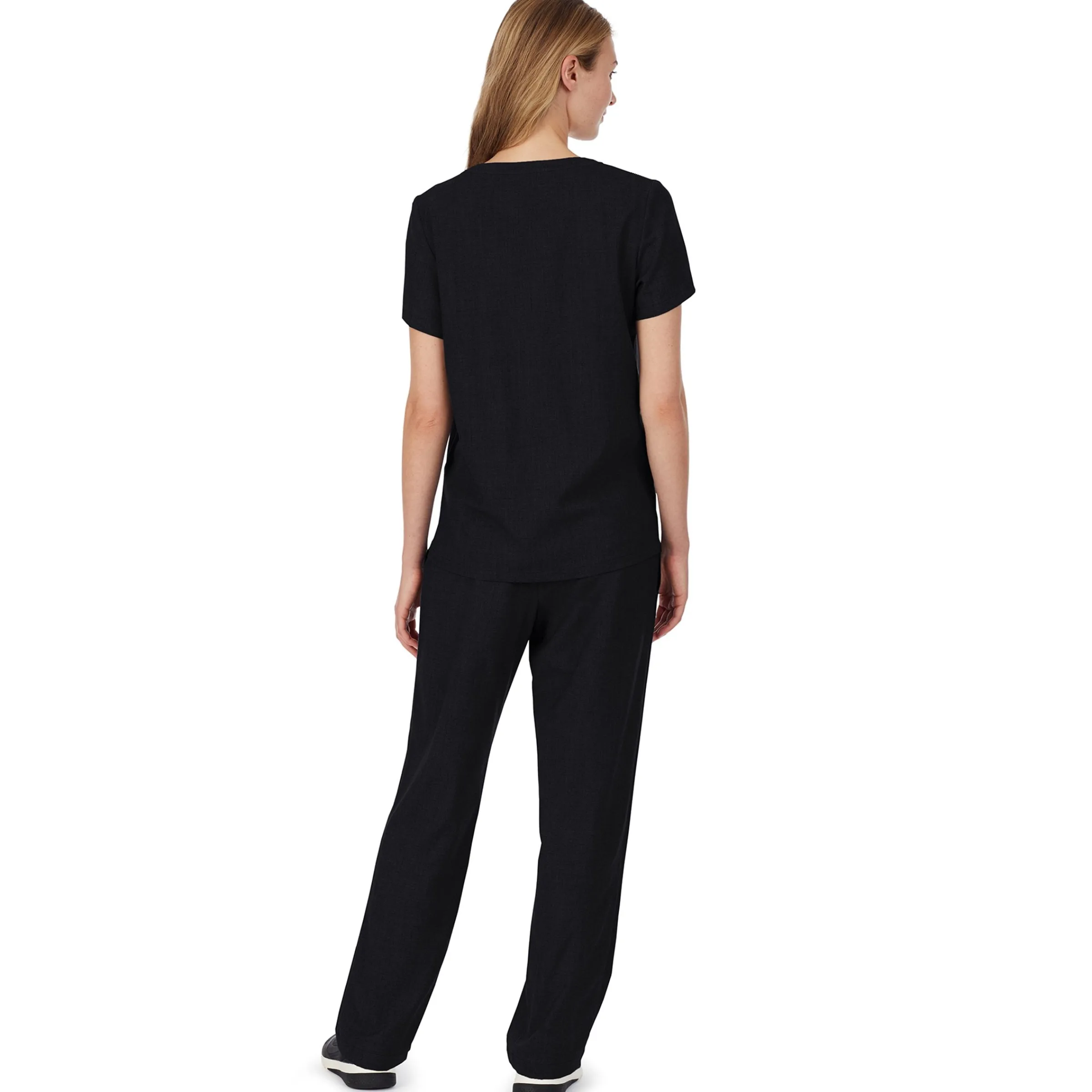 Womens Scrub V-Neck Top with Chest Pocket Women Womens Scrubs|Scrubs