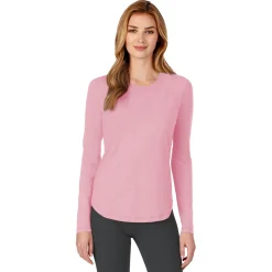 New Womens Underscrub Crew Neck Top Women Womens Underscrubs|Long Sleeves